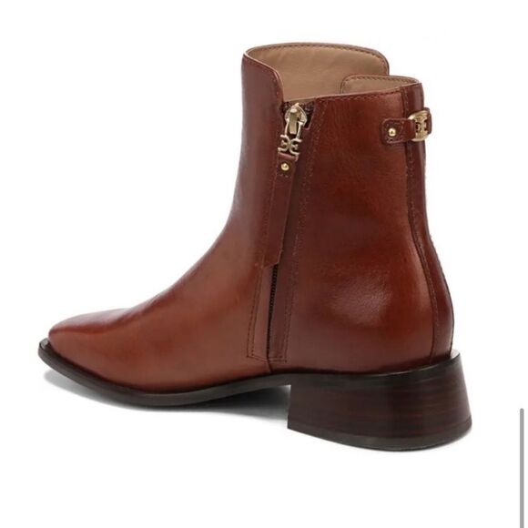 Sam Edelman Thatcher Square Toe Ankle Boots in Chocolate Brown, 7.5 NIB - Picture 7 of 16